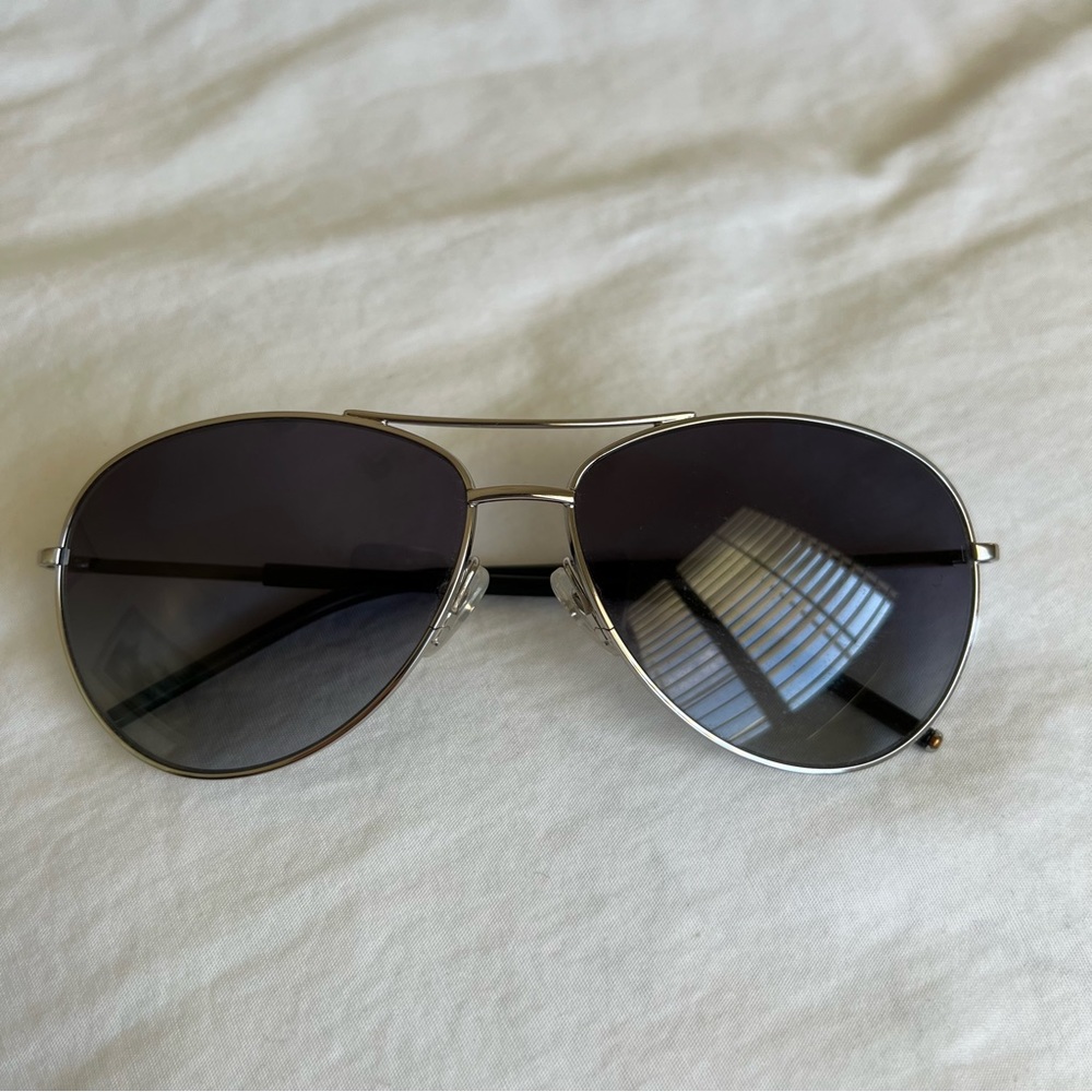 Marc Jacobs Black Gradient Aviator Sunglasses